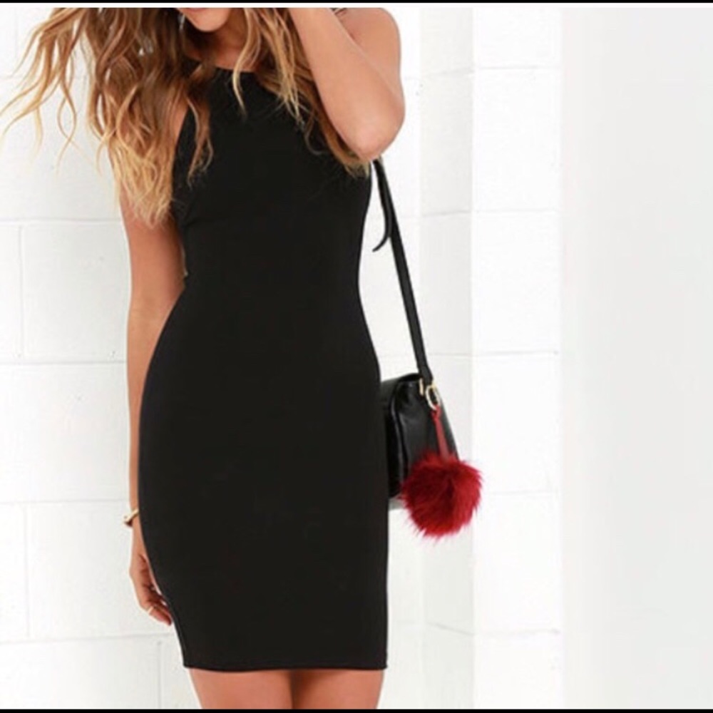 Lulu’s Black bodycon dress